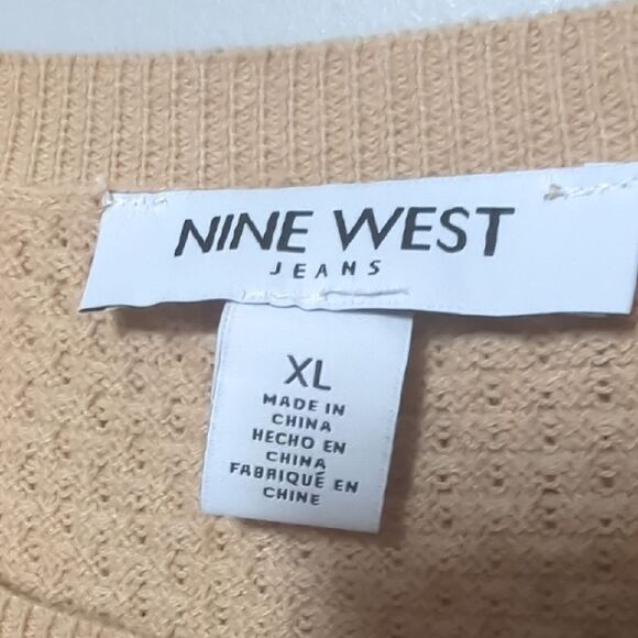 Nine West Light Tan Knit Top - Picture 2 of 6